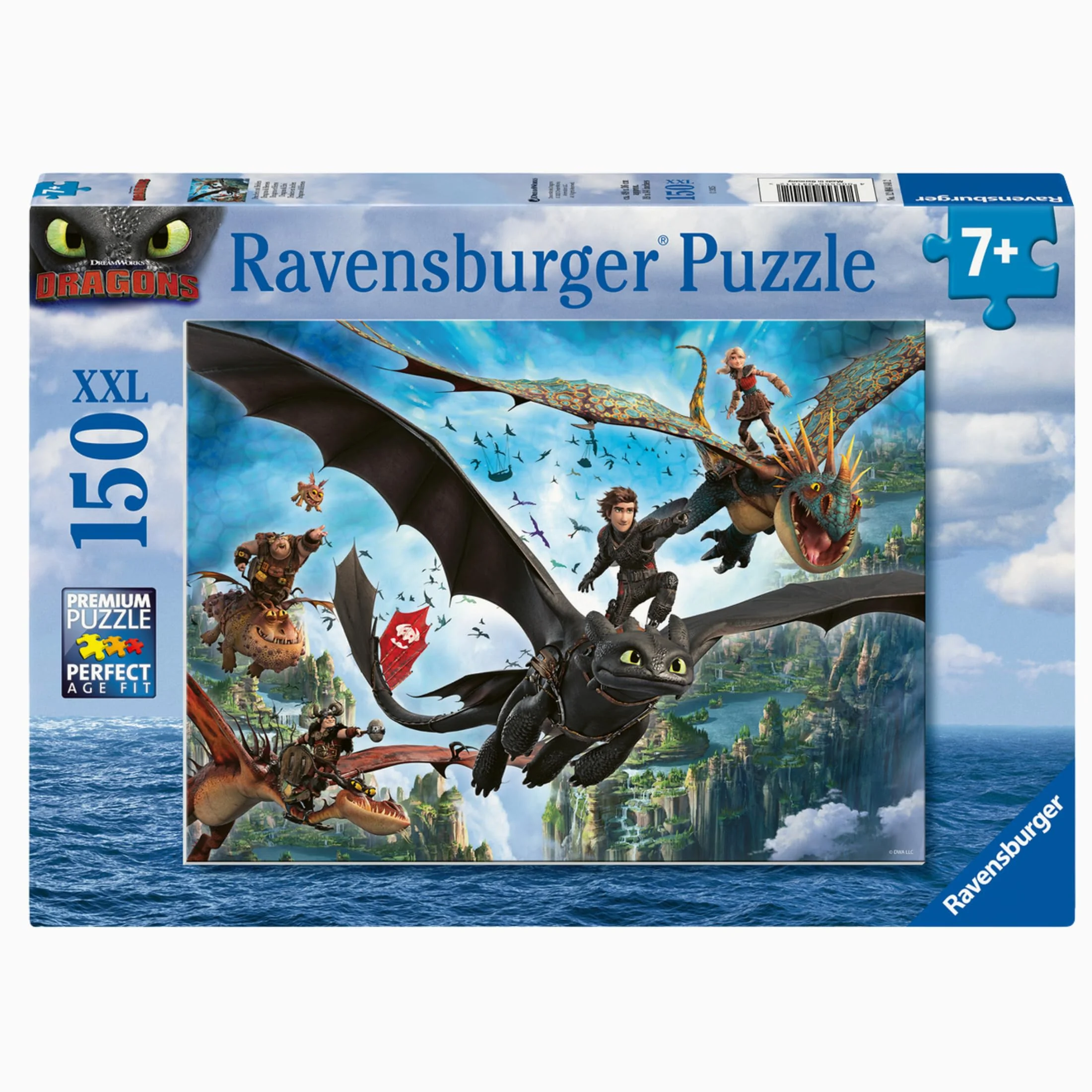 Ravensburger - Dragons and Heroes 150 Piece Puzzle