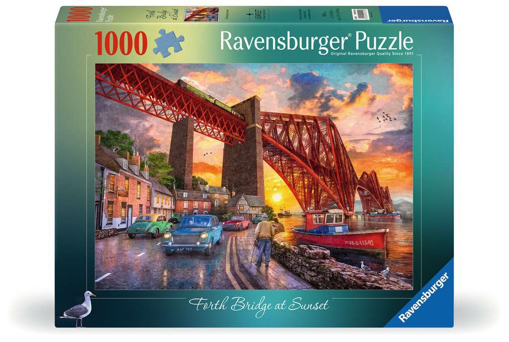 Ravensburger - Forth Bridge At Sunset 1000 Piece Jigsaw - New Version