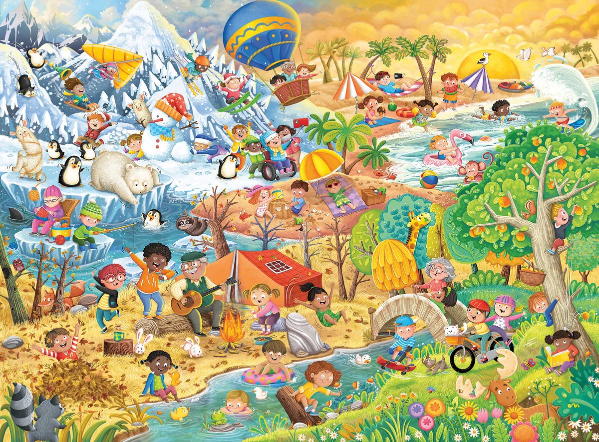 Ravensburger - Four Seasons 100 Piece Puzzle - Image 2