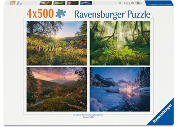 Ravensburger - Four Seasons Puzzle 4x500 Pieces