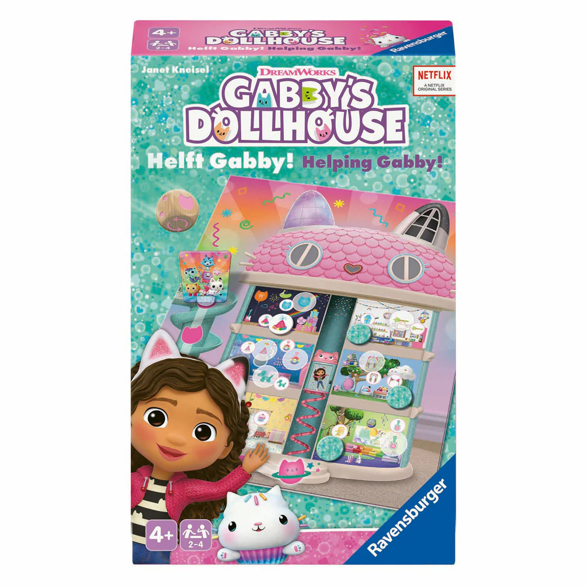 Ravensburger - Gabby's Dollhouse -Helping Gabby Game