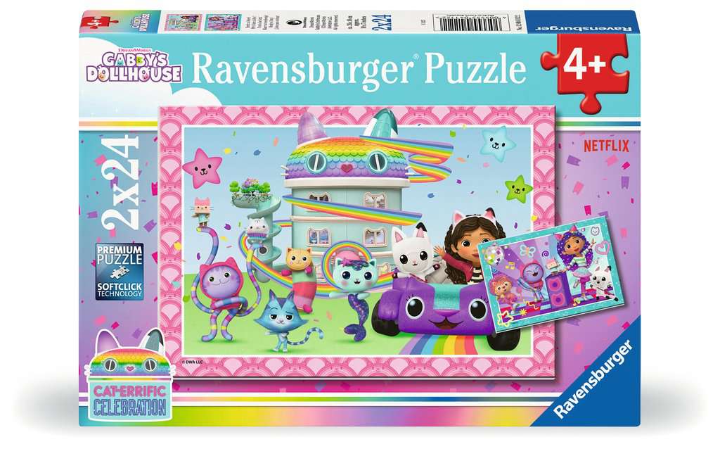 Ravensburger - Gabby's Dollhouse WT 2x24 Piece Jigsaw