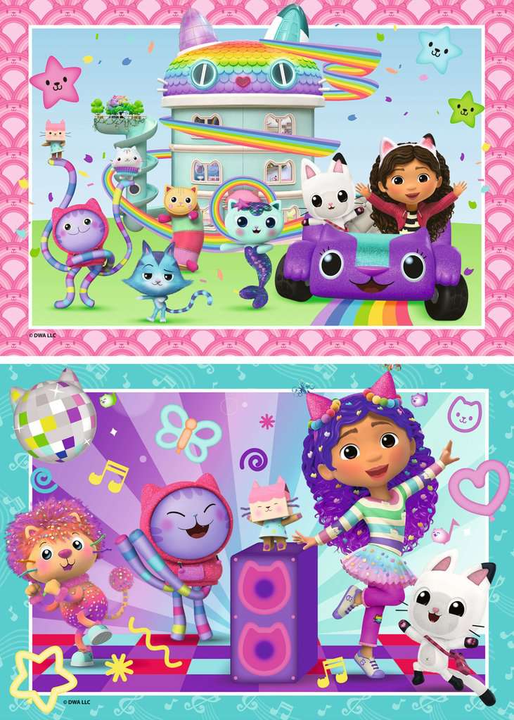 Ravensburger - Gabby's Dollhouse WT 2x24 Piece Jigsaw - Image 2