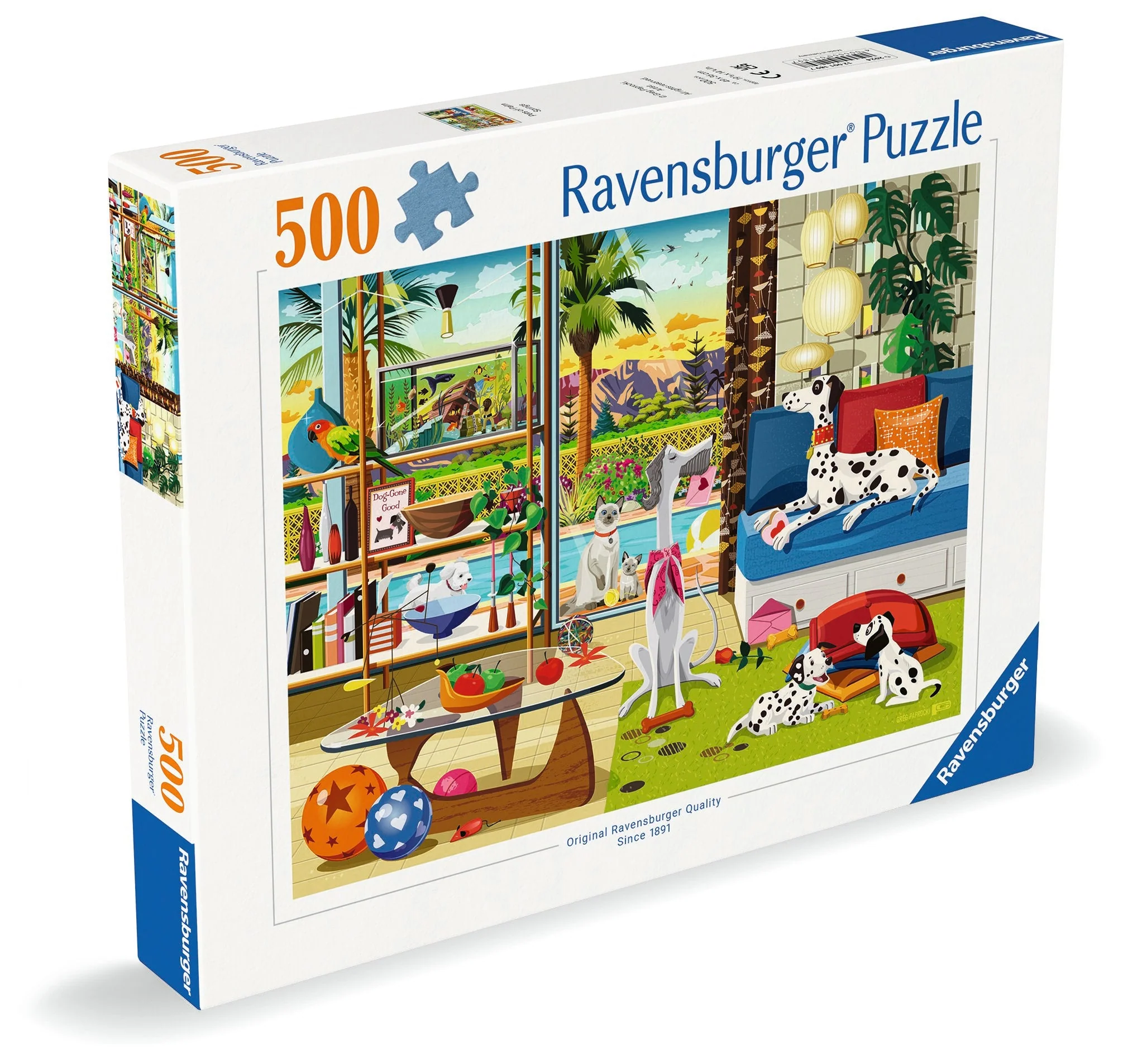 Ravensburger - Greg Paprocki: Pets of Palm Springs Puzzle 500 Pieces - Image 3