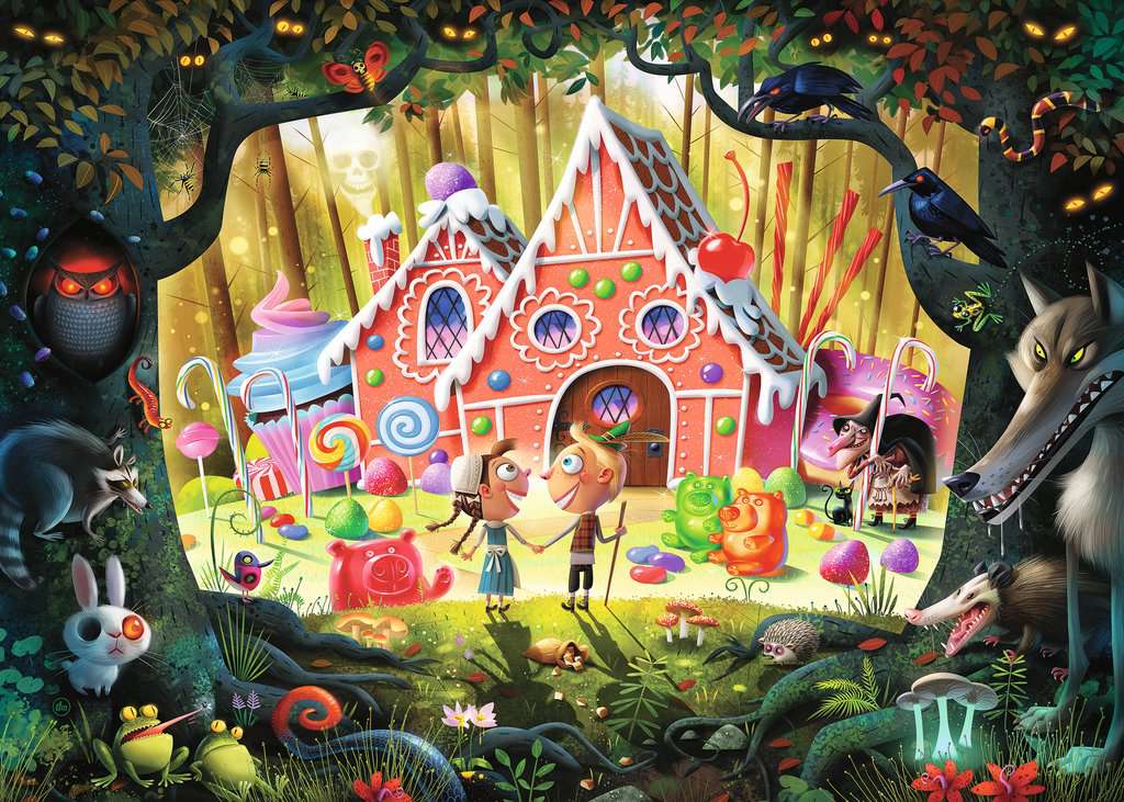 Ravensburger Hansel and Gretel Beware! Puzzle 1000 Pieces - Image 2