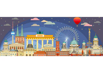 Ravensburger - Berlin at Night Puzzle 1000 Pieces - Image 2