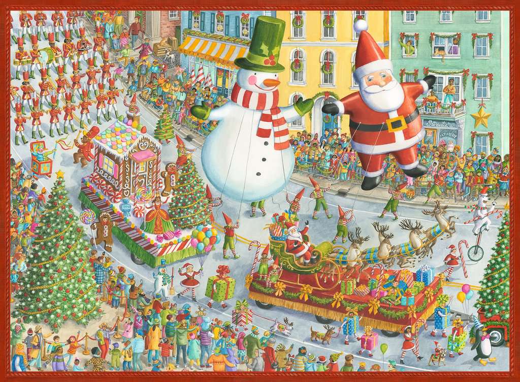 Ravensburger - Here Comes Christmas! Puzzle 500 Piece Jigsaw - Image 2