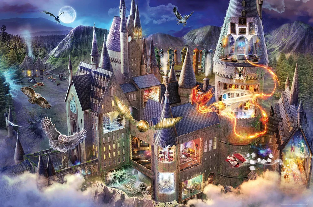 Ravensburger - Hogwarts Castle Cutaway Puzzle 3000 Piece Jigsaw - Image 2