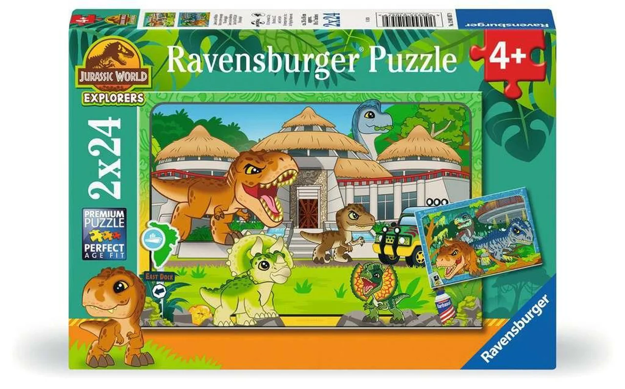 Ravensburger - Jurassic World Explorers 2x24 Piece Jigsaw