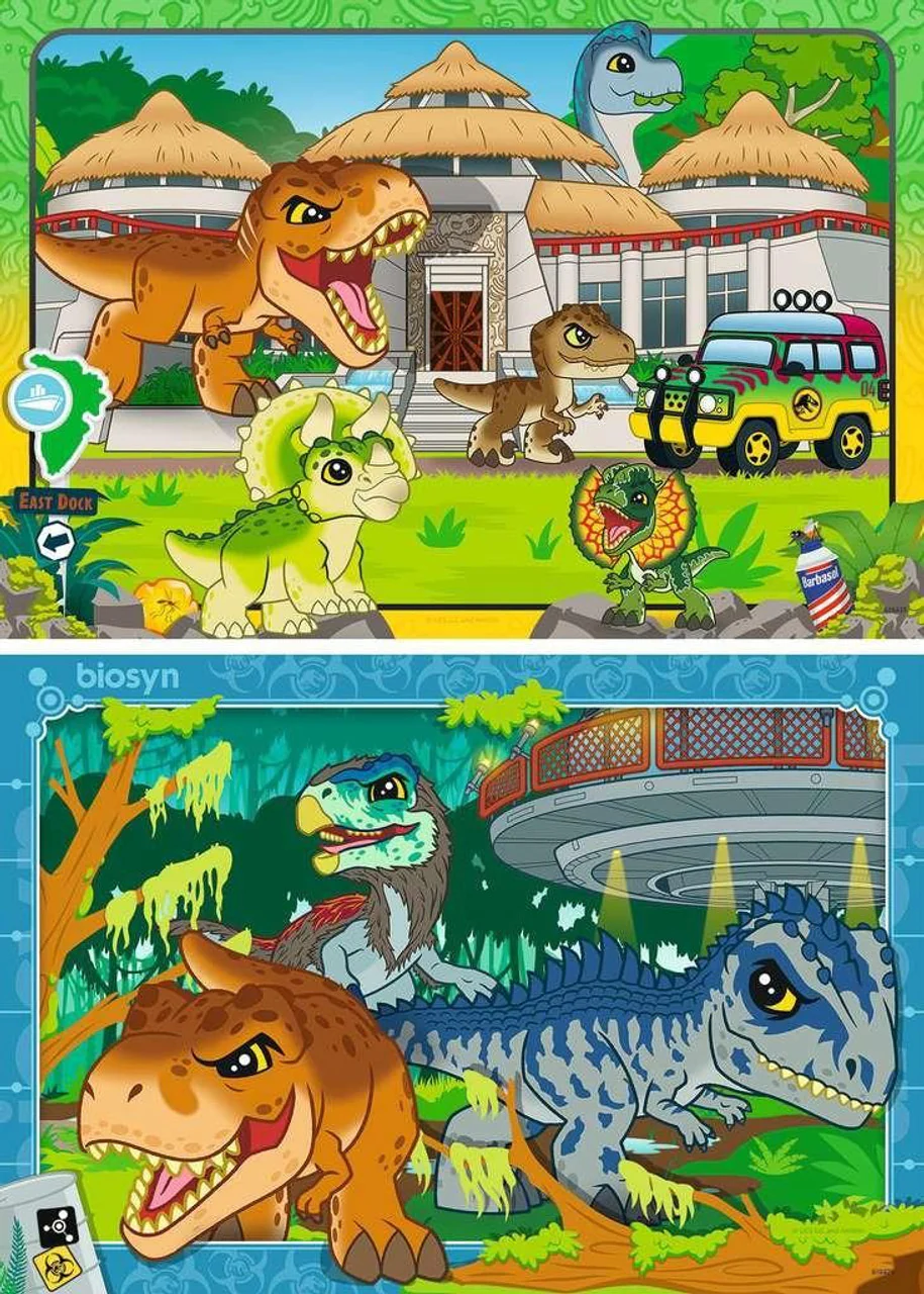 Ravensburger - Jurassic World Explorers 2x24 Piece Jigsaw - Image 2