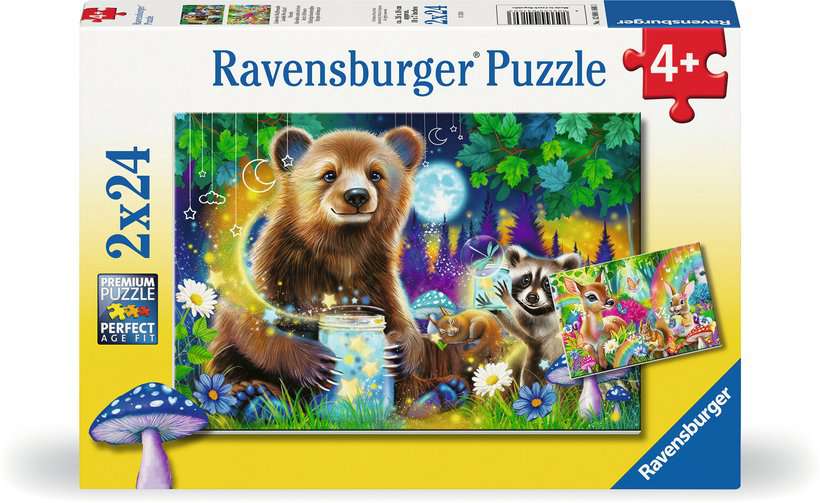 Ravensburger - Loving Forest Friends 2x24 Piece Jigsaw