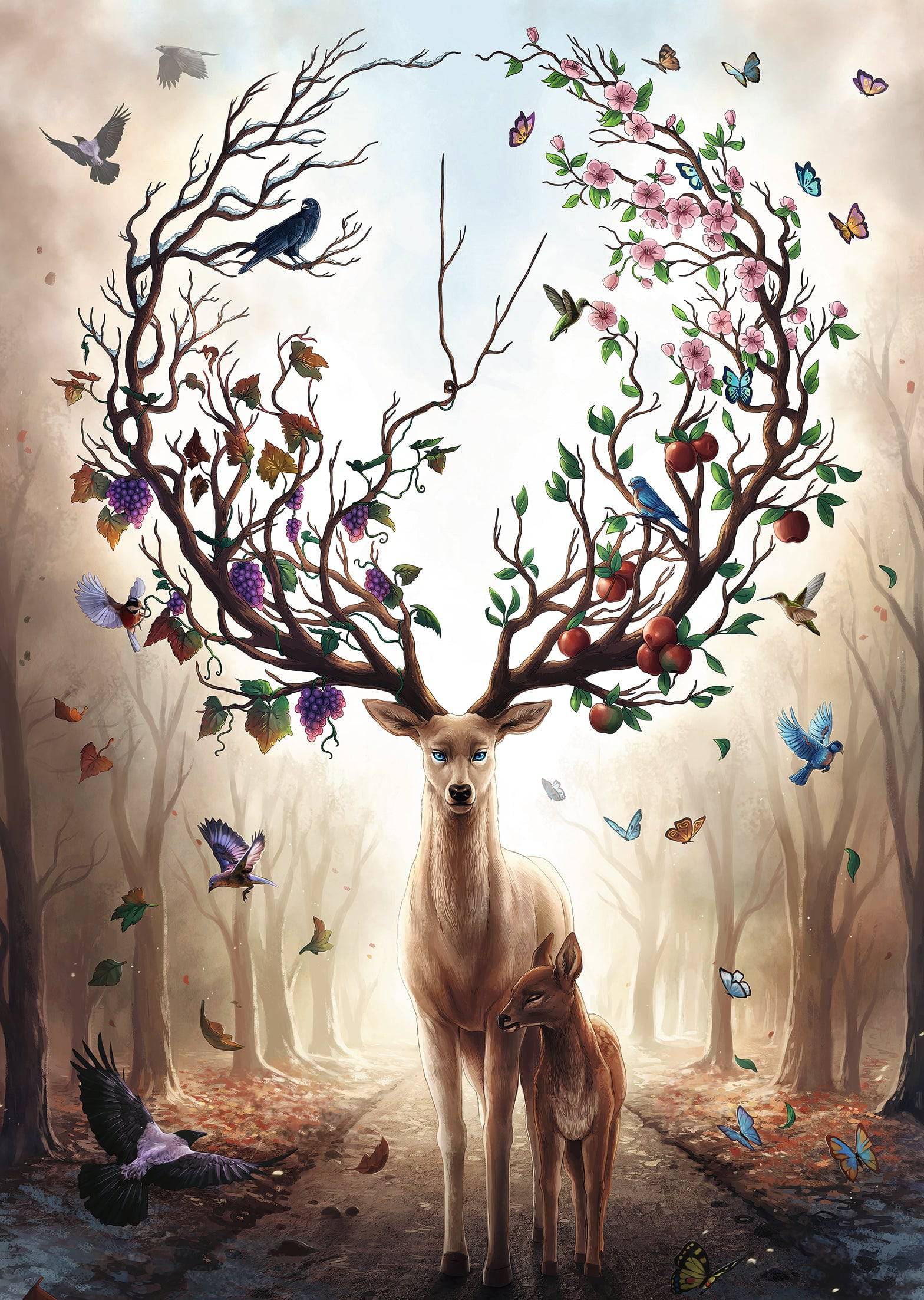 Ravensburger - Magical Deer - 1000 Piece Jigsaw - New Version - Image 2