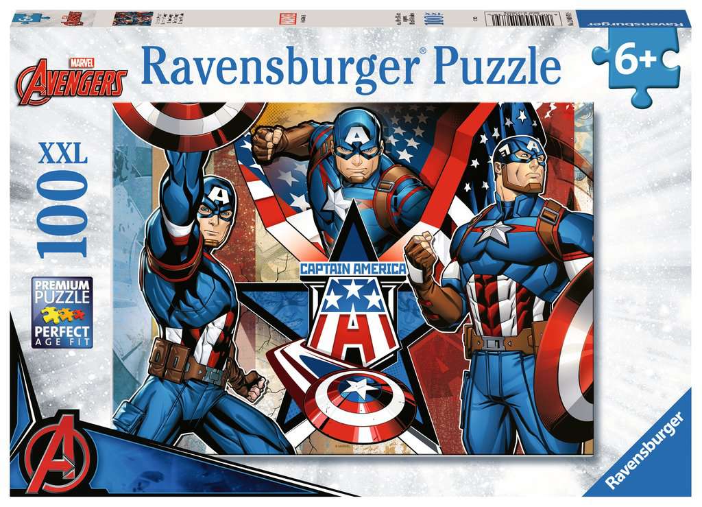 Ravensburger - Marvel Captain America 100 Piece Jigsaw