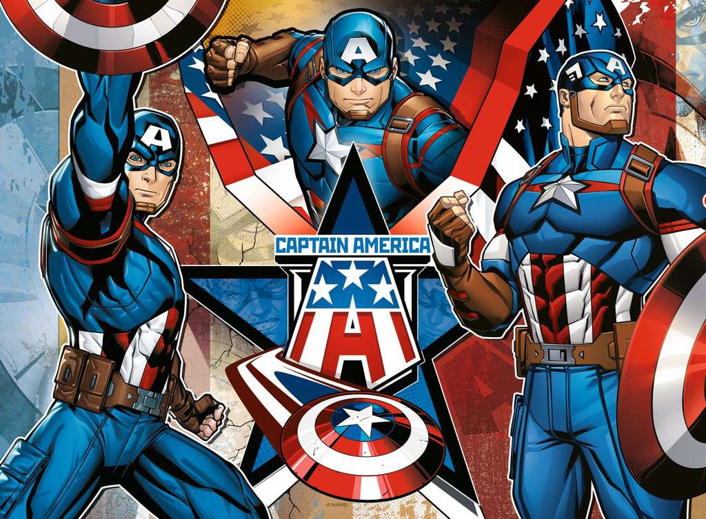 Ravensburger - Marvel Captain America 100 Piece Jigsaw - Image 2