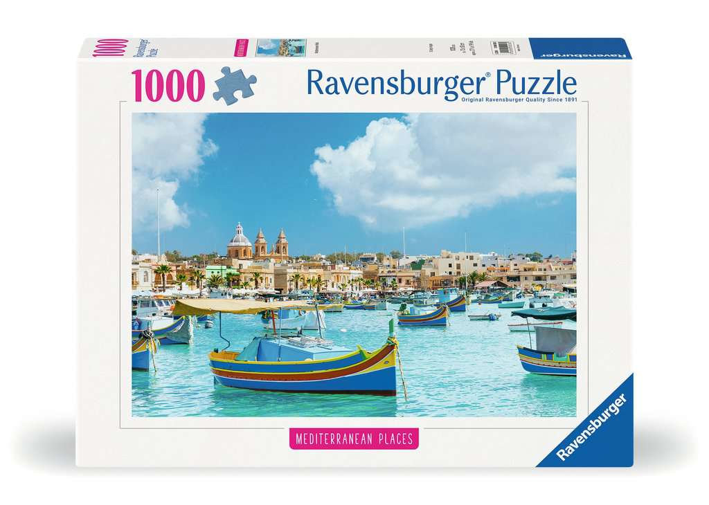 Ravensburger - Mediterranean Malta 1000 Piece Jigsaw