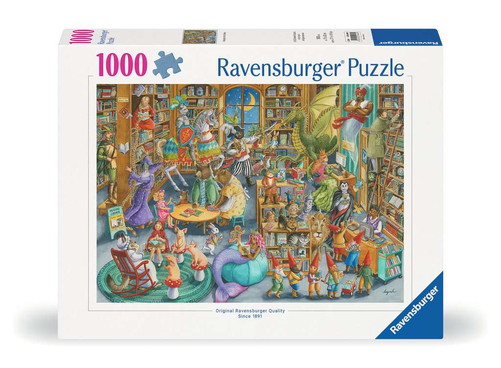 Ravensburger - Midnight at the Library - 1000 Piece Jigsaw