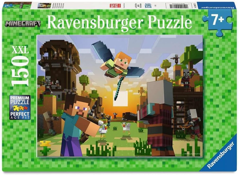 Ravensburger - Minecraft Construction and Adventure 150 Piece Jigsaw