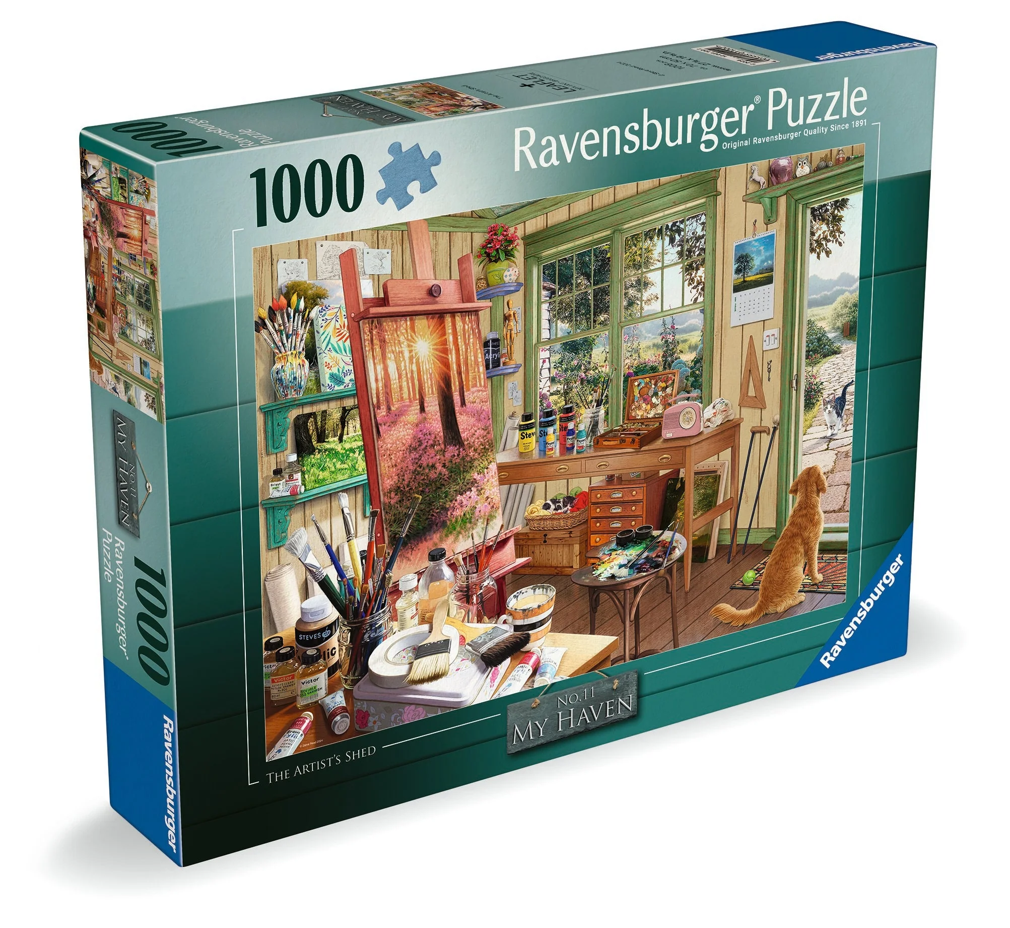 Ravensburger - My Haven Artist's Shed Puzzle 1000 Pieces - Image 2