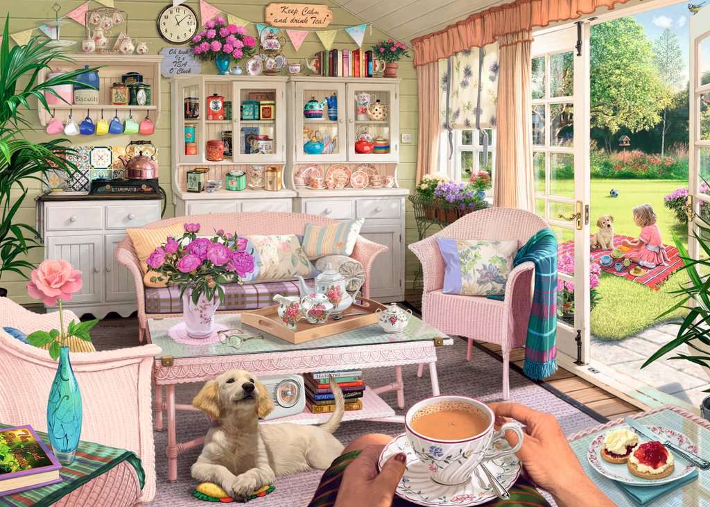 Ravensburger - My Haven No.9 The Tea House 1000 Piece Jigsaw New version - Image 2