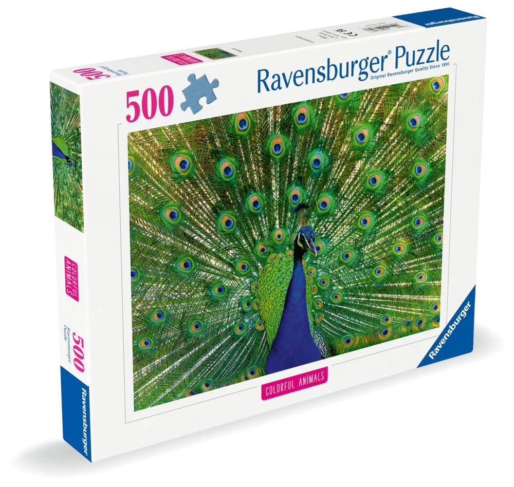 Ravensburger - Peacock 500 Piece Jigsaw - Image 2