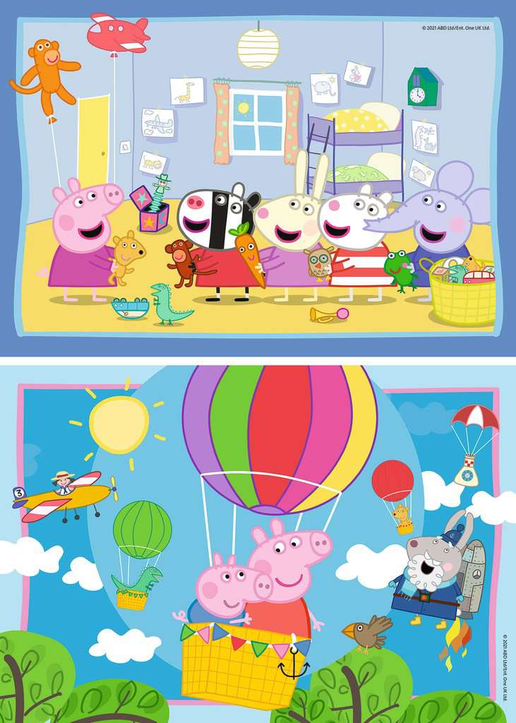 Ravensburger - Peppa's Adventures 2x12 Piece Jigsaw - Image 2