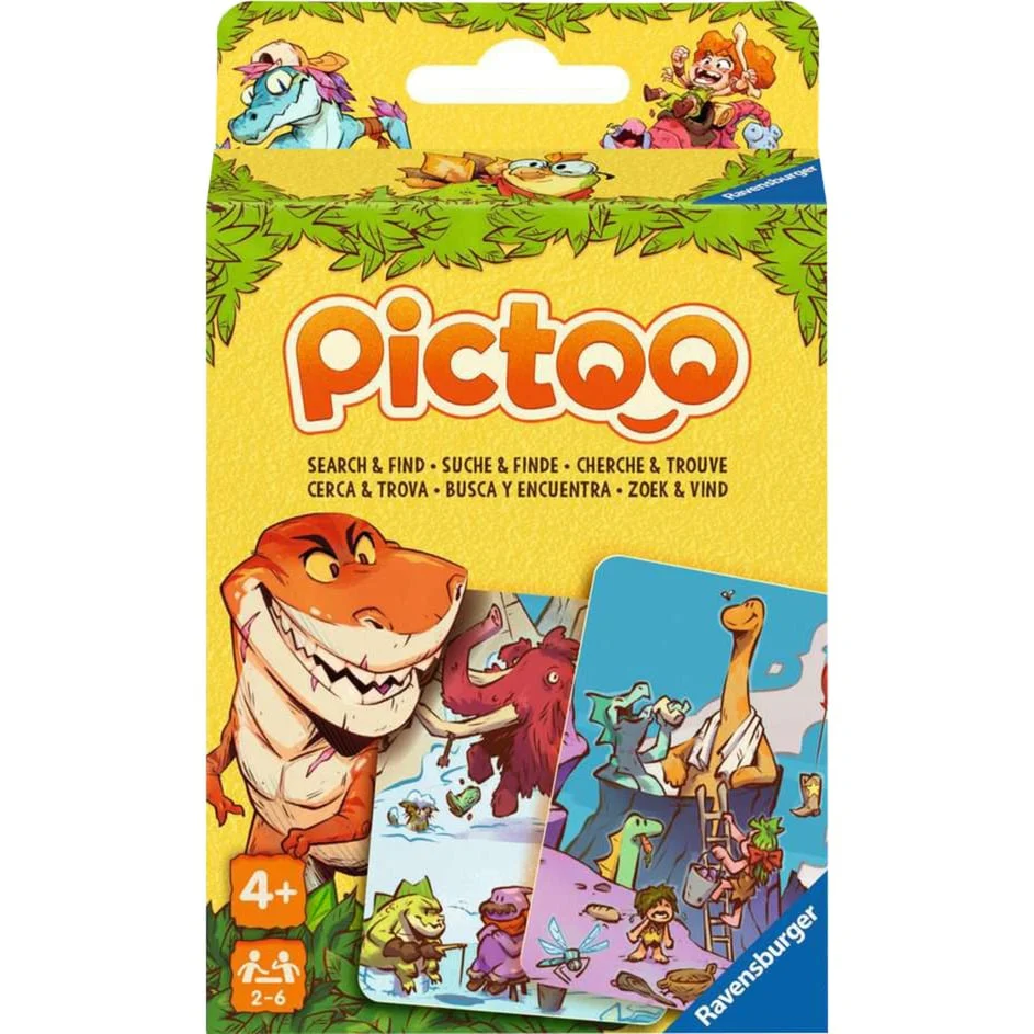 Ravensburger - Pictoo Card Game Dino Game