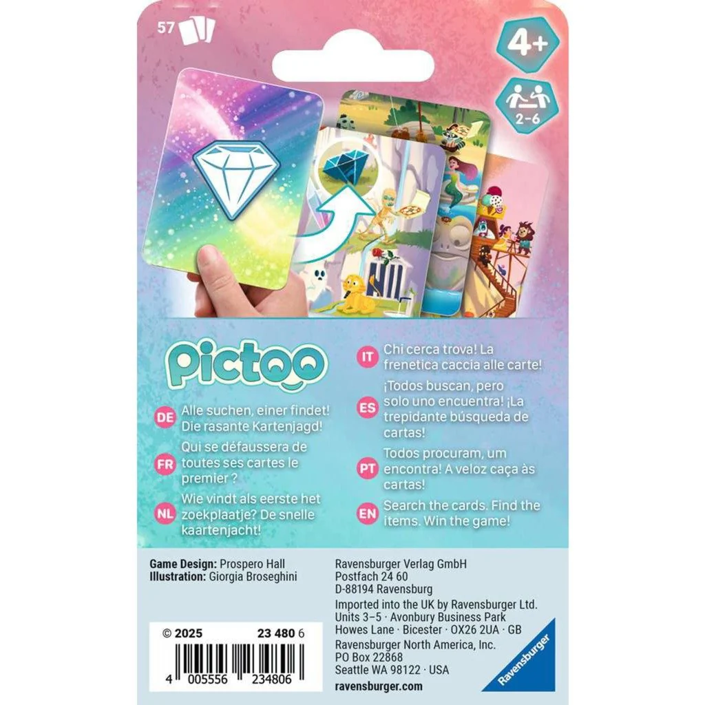 Ravensburger - Pictoo Card Game Fantasy Game - Image 2