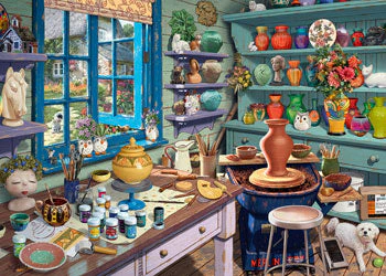 Ravensburger - Pottery Studio Sanctuary Puzzle 500 Pieces - Image 2