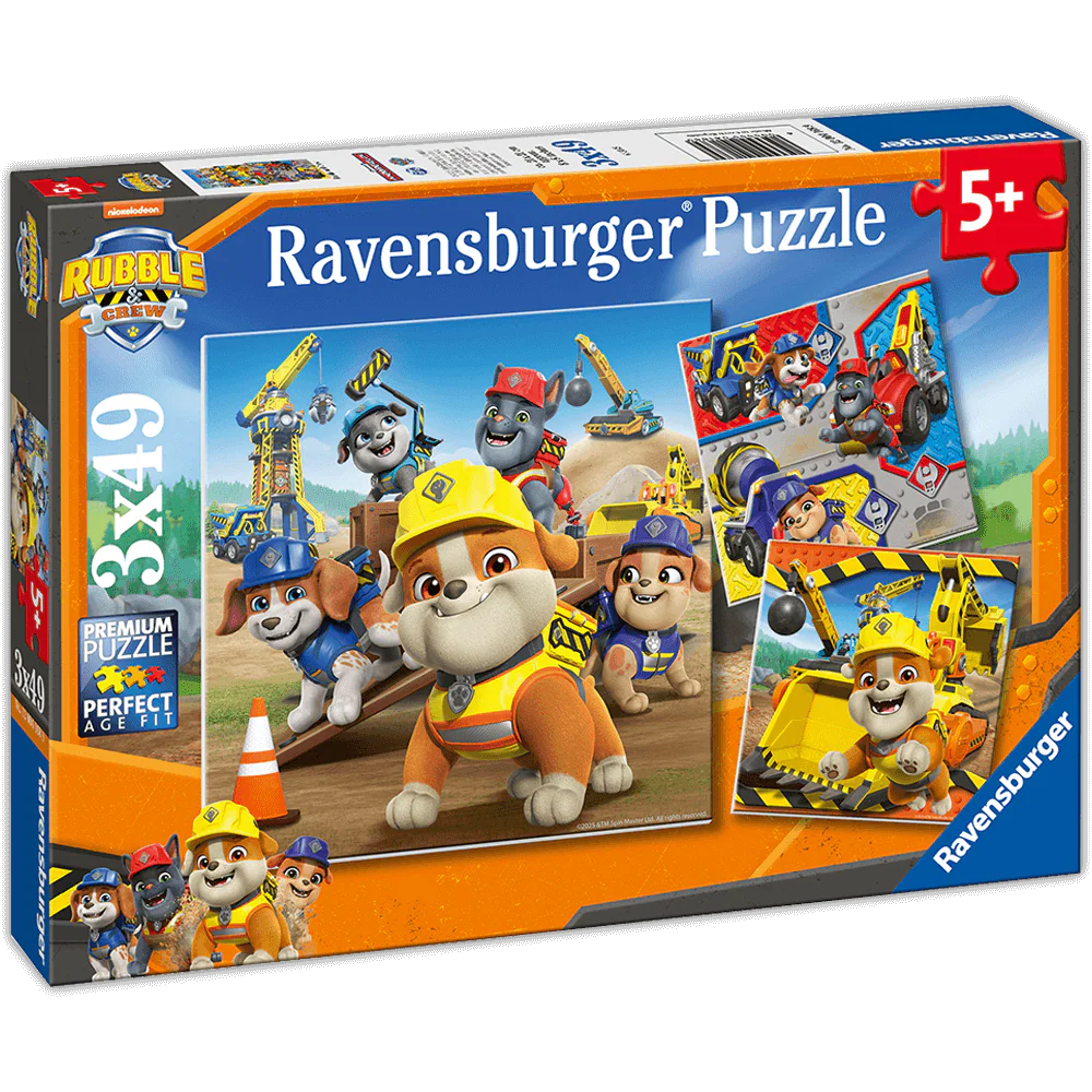 Ravensburger - Rubble and Crew 3x49 Piece Jigsaw