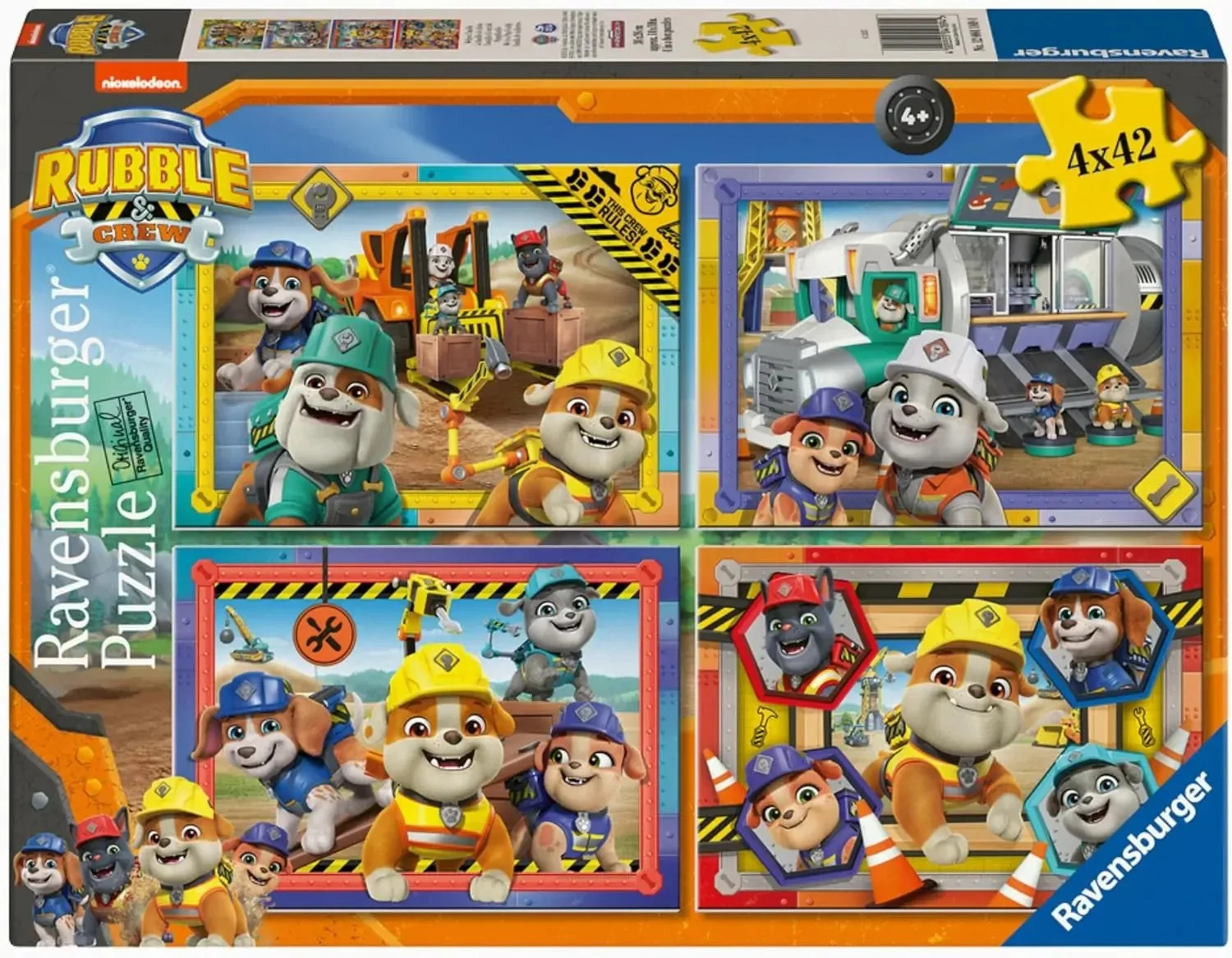 Ravensburger - Rubble & Crew Bumper Pack 4x42 Piece Jigsaw