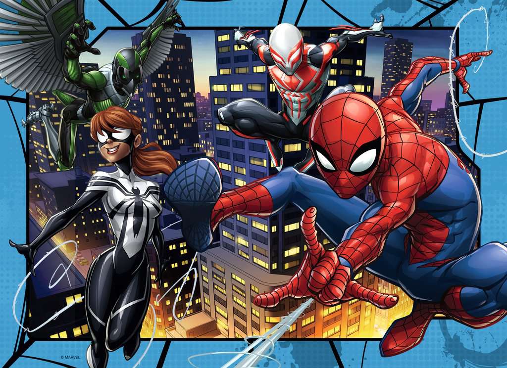Ravensburger - Spider-Man Bumper Pack 4x100 Piece Jigsaw - Image 4