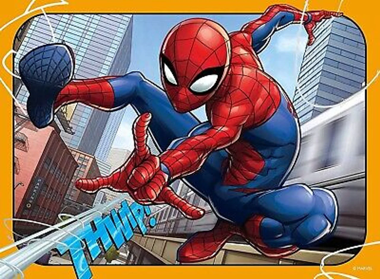 Ravensburger - Spiderman - Action Force 4 in a Box - Image 3