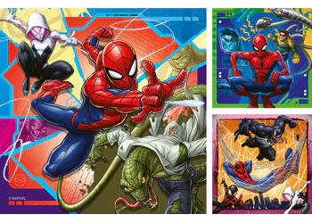 Ravensburger - Spiderman It's Web-Slinging Time! 3x49 Pieces - Image 2