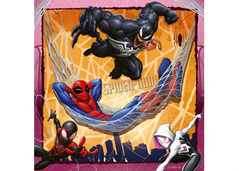 Ravensburger - Spiderman It's Web-Slinging Time! 3x49 Pieces - Image 5