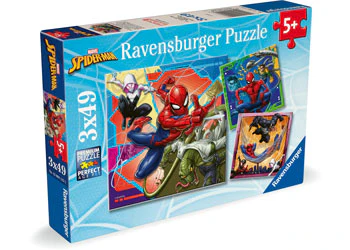 Ravensburger - Spiderman It's Web-Slinging Time! 3x49 Pieces - Image 6