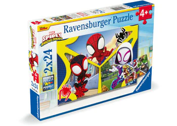 Ravensburger - Spidey and his Amazing Friends Puzzle 2x24 Pieces - Image 6