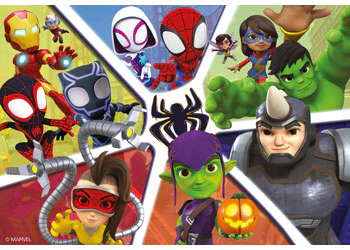 Ravensburger - Spidey and his Amazing Friends Puzzle 2x24 Pieces - Image 8