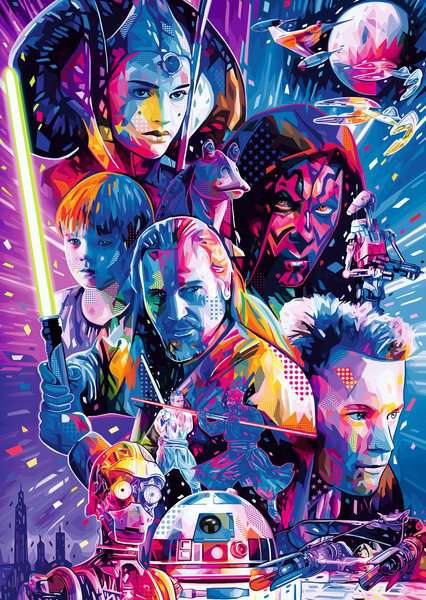 Ravensburger - Star Wars The Phantom Menace 500 Piece Jigsaw - Image 2