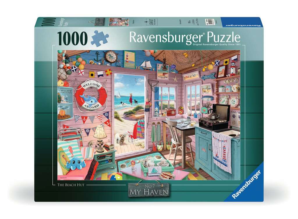 Ravensburger - The Beach Hut - 1000 Piece Jigsaw