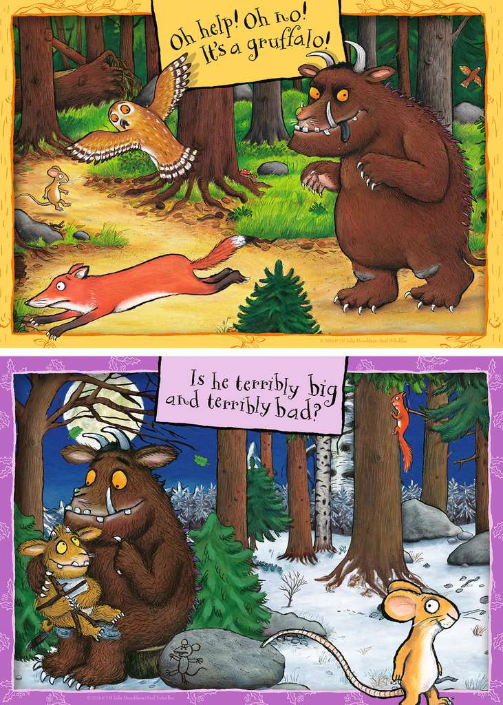 Ravensburger - The Gruffalo 2x24 Piece Jigsaw - Image 2
