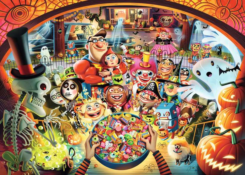 Ravensburger - Trick or Treat 1000 Piece Jigsaw - Image 2