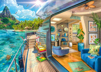 Ravensburger - Tropical Island Charter Puzzle 1000 Pieces - Image 2
