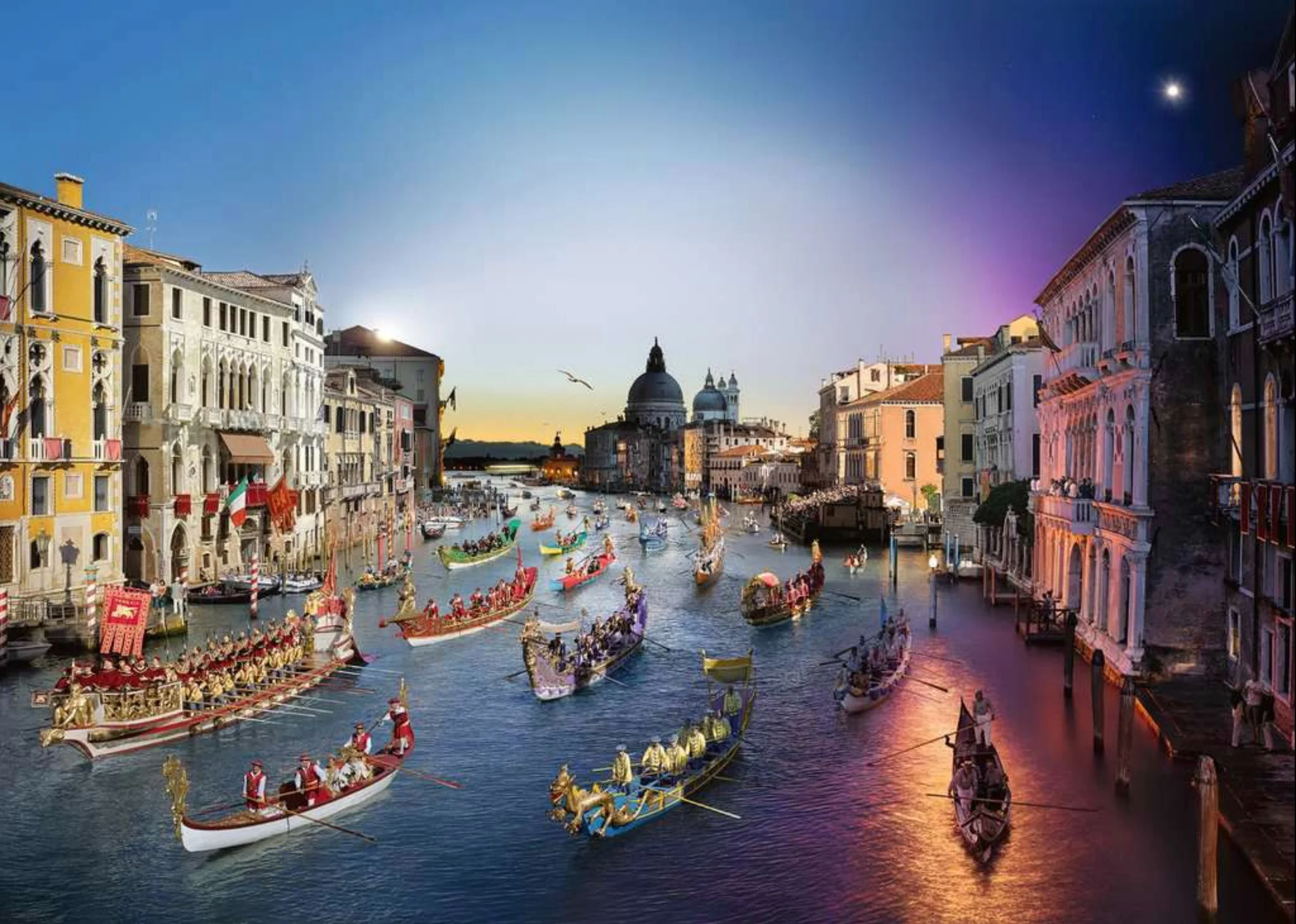 Ravensburger - Venice to Night WT Puzzle 1000 Piece Jigsaw - Image 2