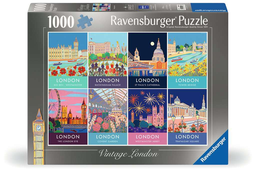 Ravensburger Vintage London Puzzle 1000 Piece Jigsaw