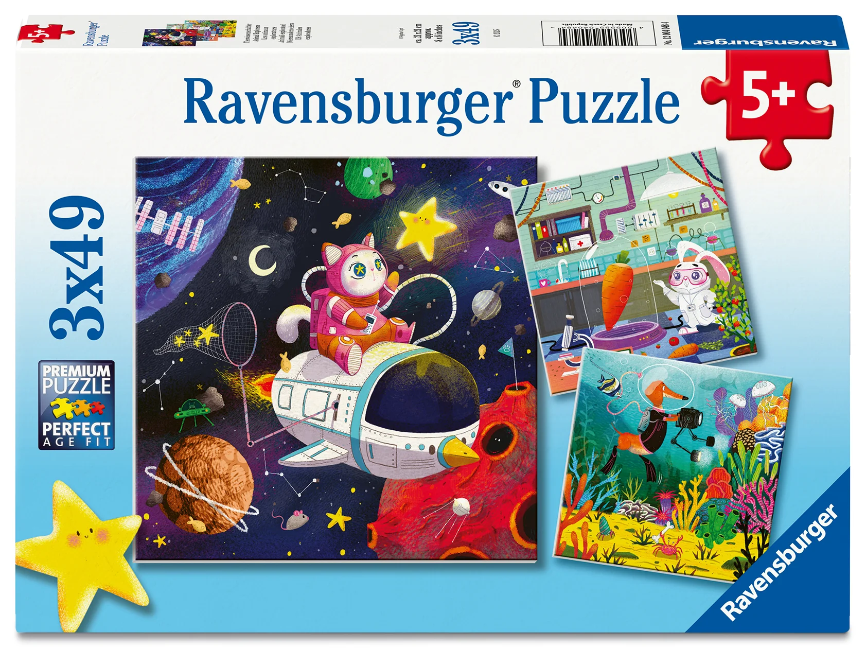 Ravensburger - WTKids Science/Professional 3x49 Piece Jigsaw