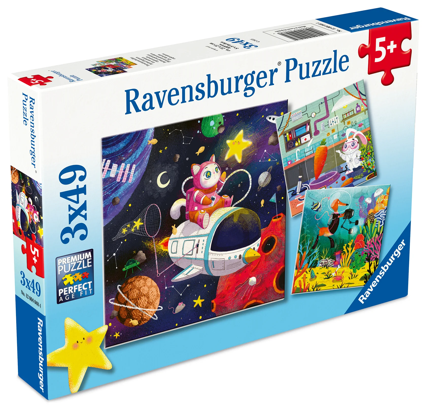 Ravensburger - WTKids Science/Professional 3x49 Piece Jigsaw - Image 2