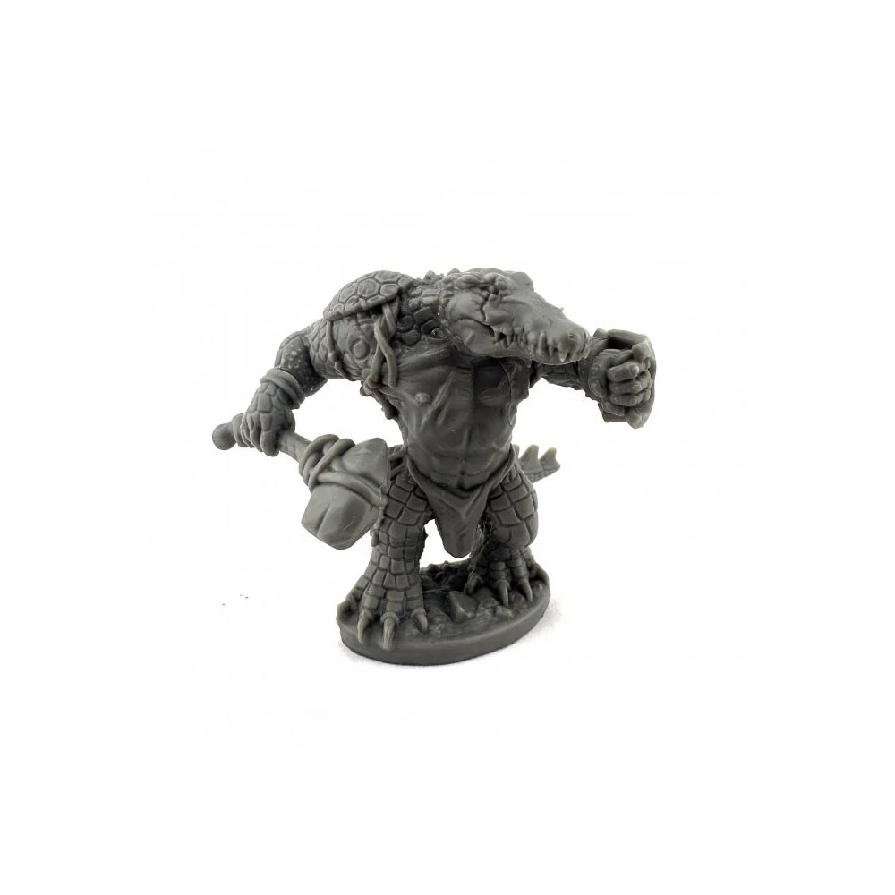 Reaper: Bones: Gatorman with Axe and Buckler - Image 3