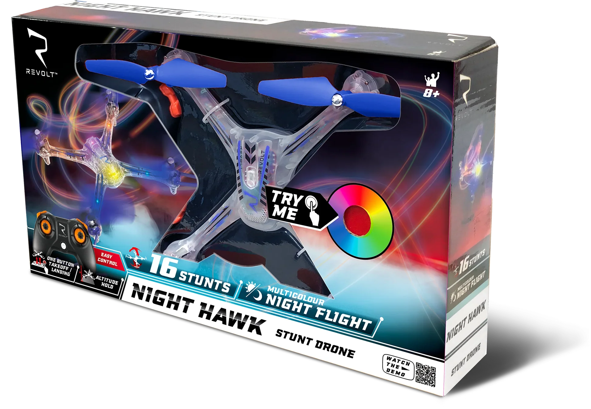Revolt Radio Control Night Hawk Stunt Drone