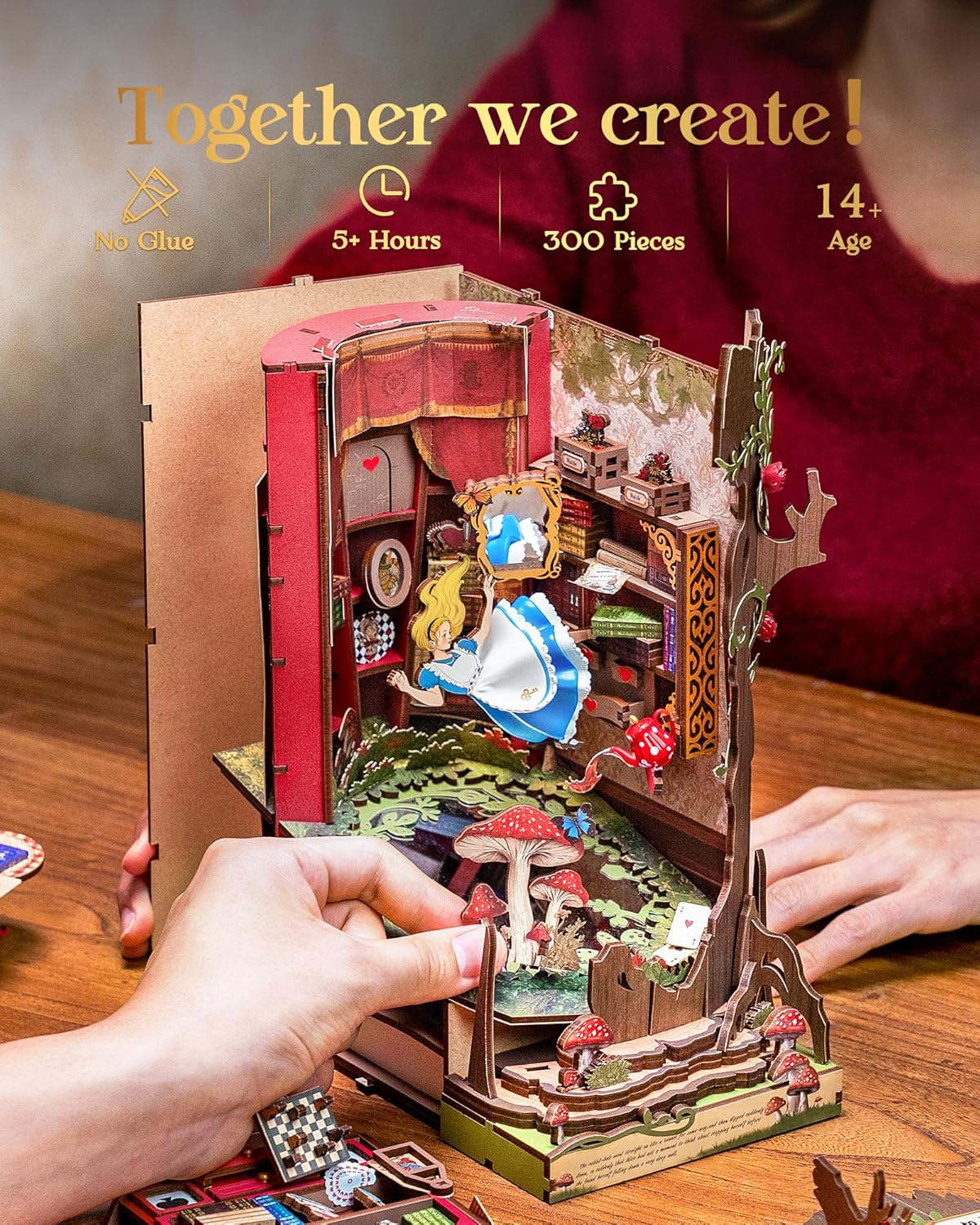 Rolife DIY Bookend Kit - Fall Into Wonder - Image 5