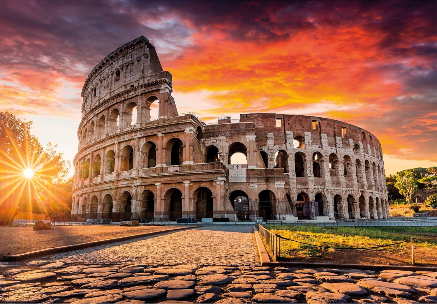Roman Sunset 1000 Piece Jigsaw - Image 2